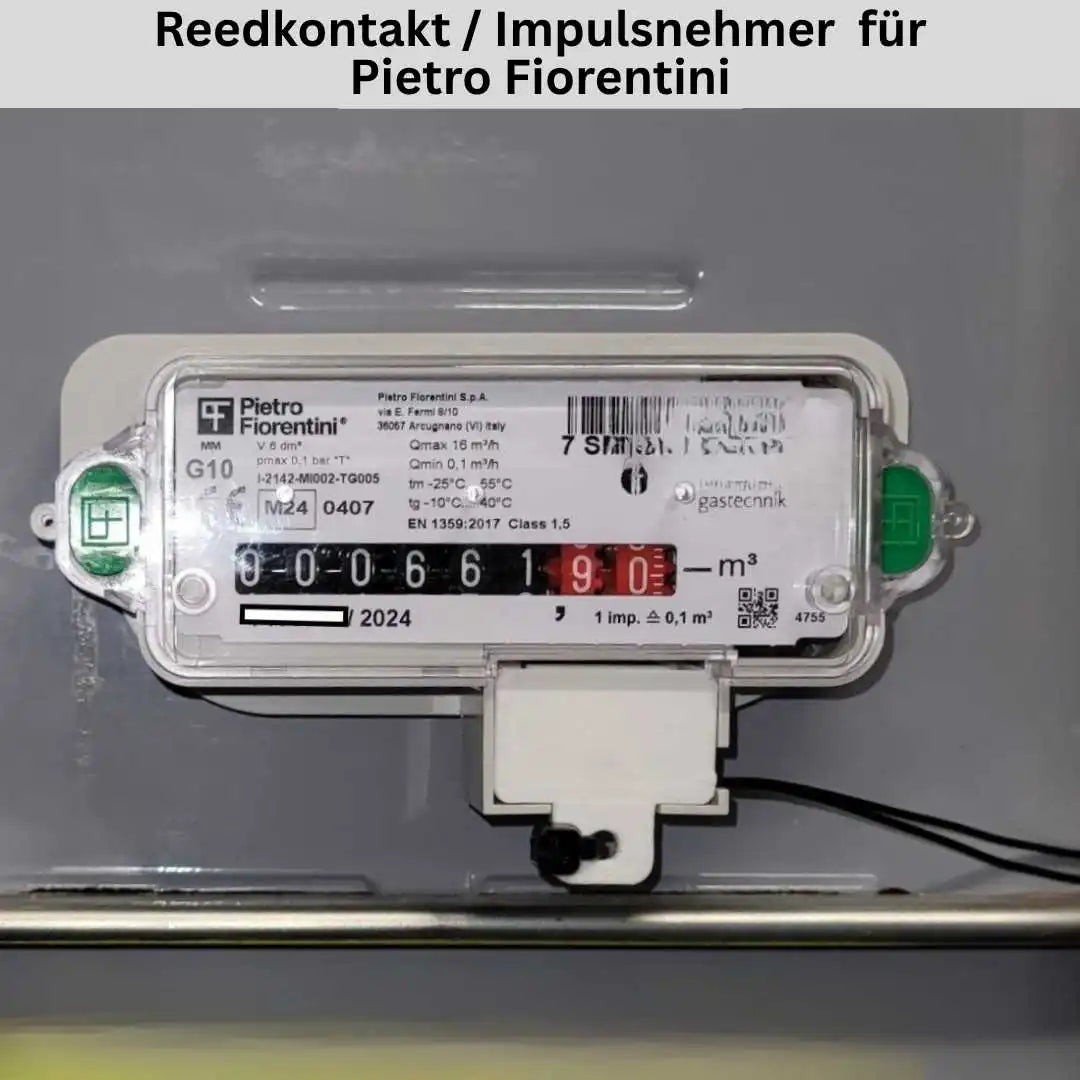 Neu im Shop: Reedkontakt / Impulsnehmer für Pietro Fiorentini Gaszähler