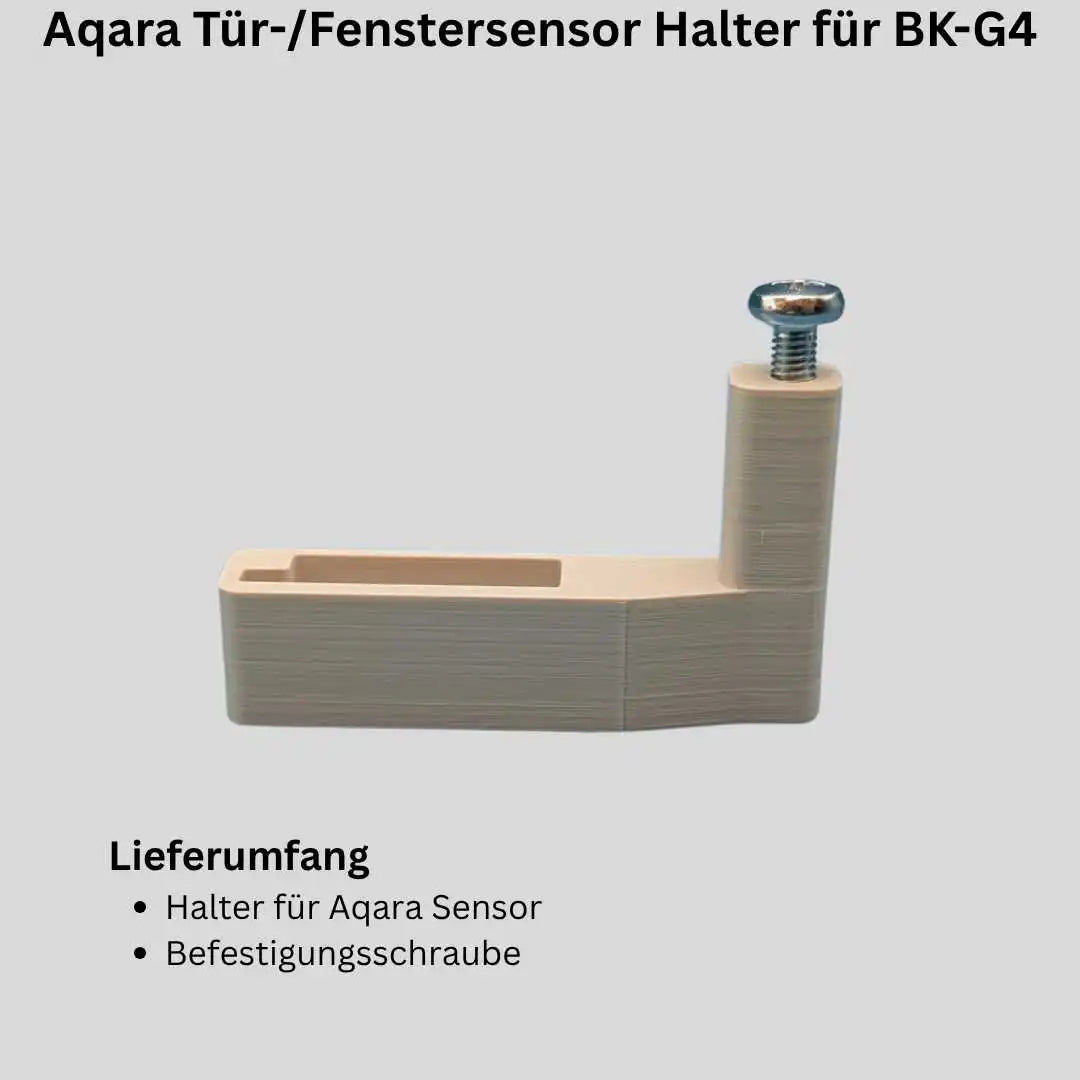 Detailansicht Aqara Tür-/Fenster-Sensor Halter aus 3D-Druck
